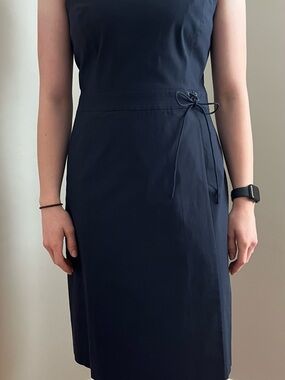 Ann Taylor shift dress. Size 6. Blue. Cotton blend. Great condition.